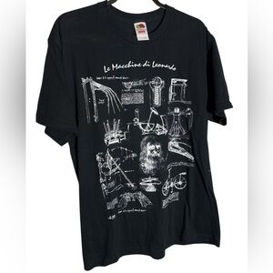 Vintage Leonardo Da Vinci T-Shirt size Large